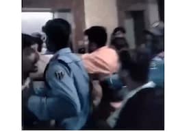 Video: Packed Lift, Punches, Slaps Fly. Drunk Men Clash In Greater Noida Video: Packed Lift, Punches, Slaps Fly. Drunk Men Clash In Greater Noida