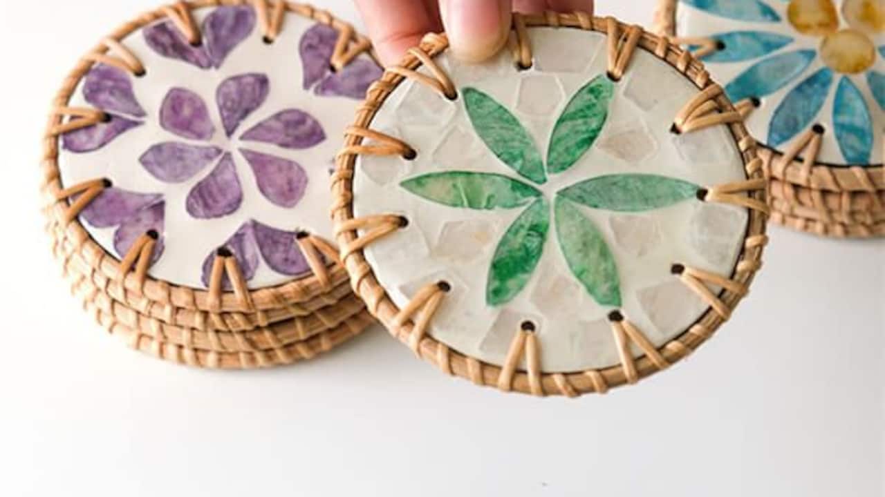 Best Flower Resin Coasters Under ₹500 - Add Aesthetic Charm To Your Table 