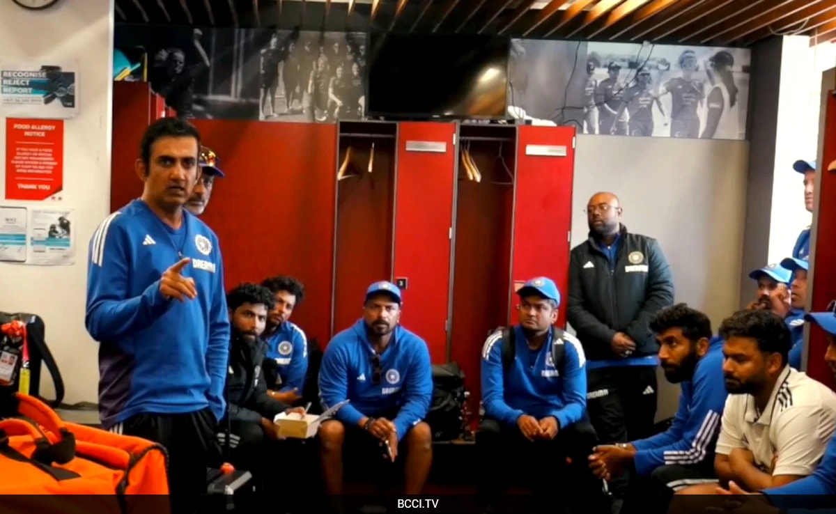 Video: Gambhir's Dressing Room-Shaking Tribute To Pant In Manchester Viral