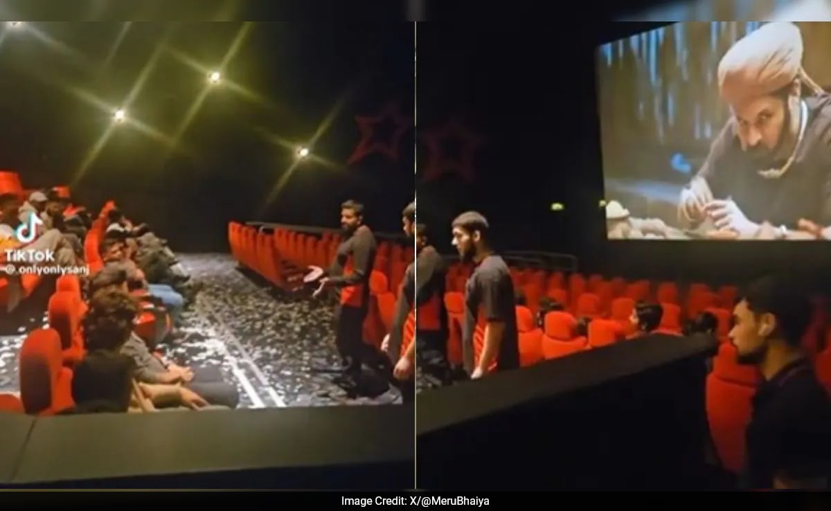 Потребител е споделил видео кадри в социалните медии показвайки на