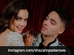 Shazahn Padamsee-Ashish Kanakia's <i>Sangeet</i> Ceremony Outfits Scream Ethnic Brilliance