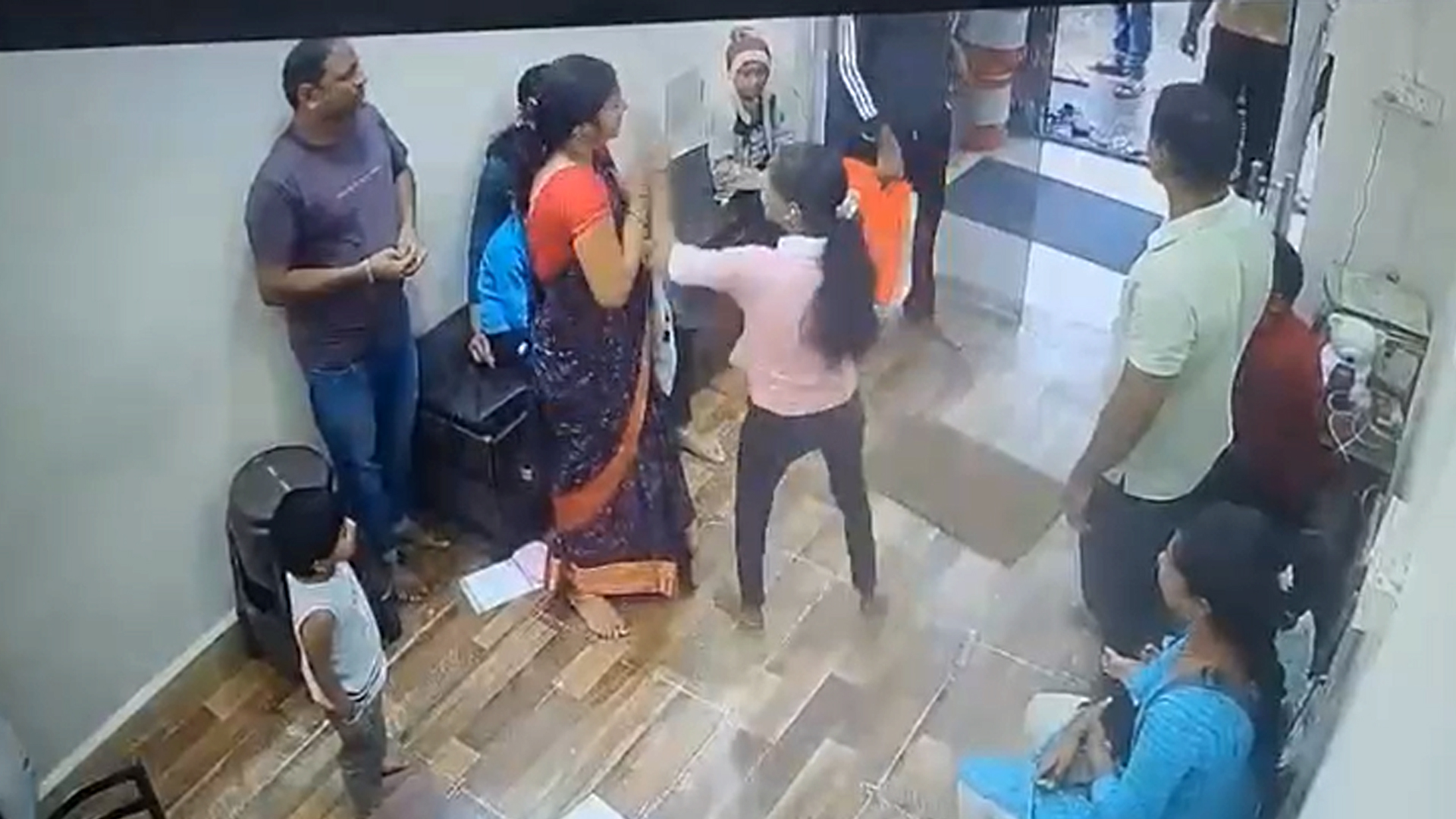In Twist In Receptionist Assault, Video Shows She Slapped Man's Relative First