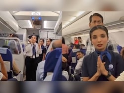 Video: Fliers Agitated Over IndiGo Take-Off Delay, Air Hostess Folds Hands