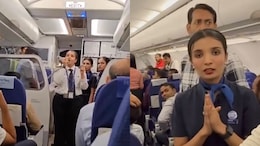 Video: Fliers Agitated Over IndiGo Take-Off Delay, Air Hostess Folds Hands