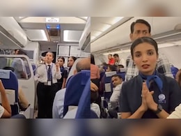 Video: Fliers Agitated Over IndiGo Take-Off Delay, Air Hostess Folds Hands Video: Fliers Agitated Over IndiGo Take-Off Delay, Air Hostess Folds Hands