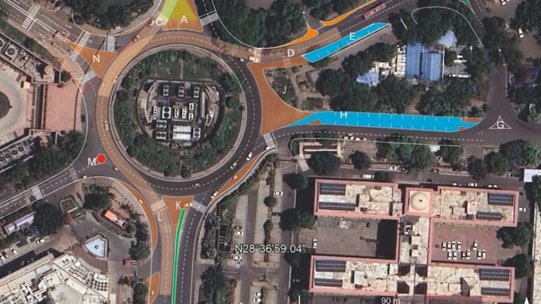 Major Revamp In Central Delhi To Tackle Traffic Chaos Major Revamp In Central Delhi To Tackle Traffic Chaos