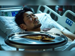 पेट दर्द की शिकायत लेकर पहुंचा था अस्पताल, CT स्कैन में दिखी पेट में तैरती 1 फुट लंबी जिंदा मछली