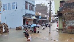 Rajasthan Weather: राजस्&zwj;थान में आफत की बार&zwj;िश, 31 बांध ओवरफ्लो; घरों में घुसा पानी