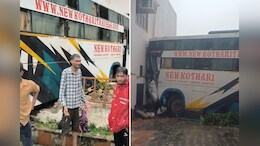 पुष्कर में बस का ब्रेक फेल, अनियंत्रित बस से कूदने से एक की मौत, कई श्रद्धालु घायल