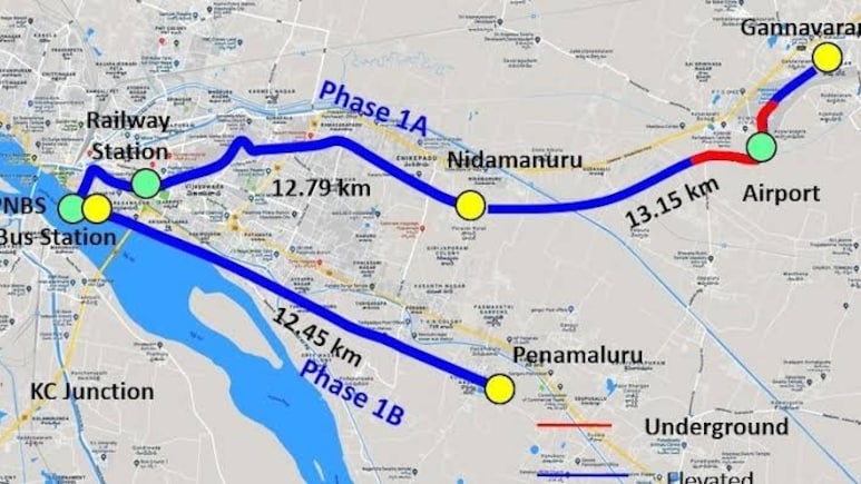 Vijayawada Metro Rail Project: Tenders Invited For Phase 1 Construction Vijayawada Metro Rail Project: Tenders Invited For Phase 1 Construction