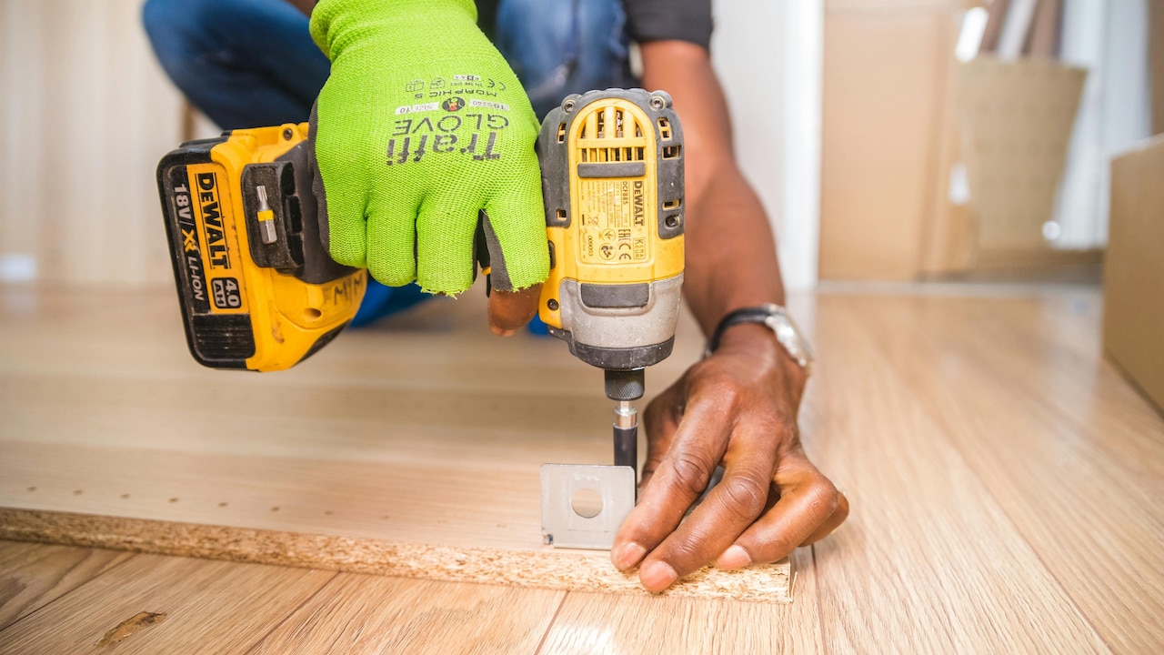 Power drill and screwdriver set, must-haves for furniture assembly