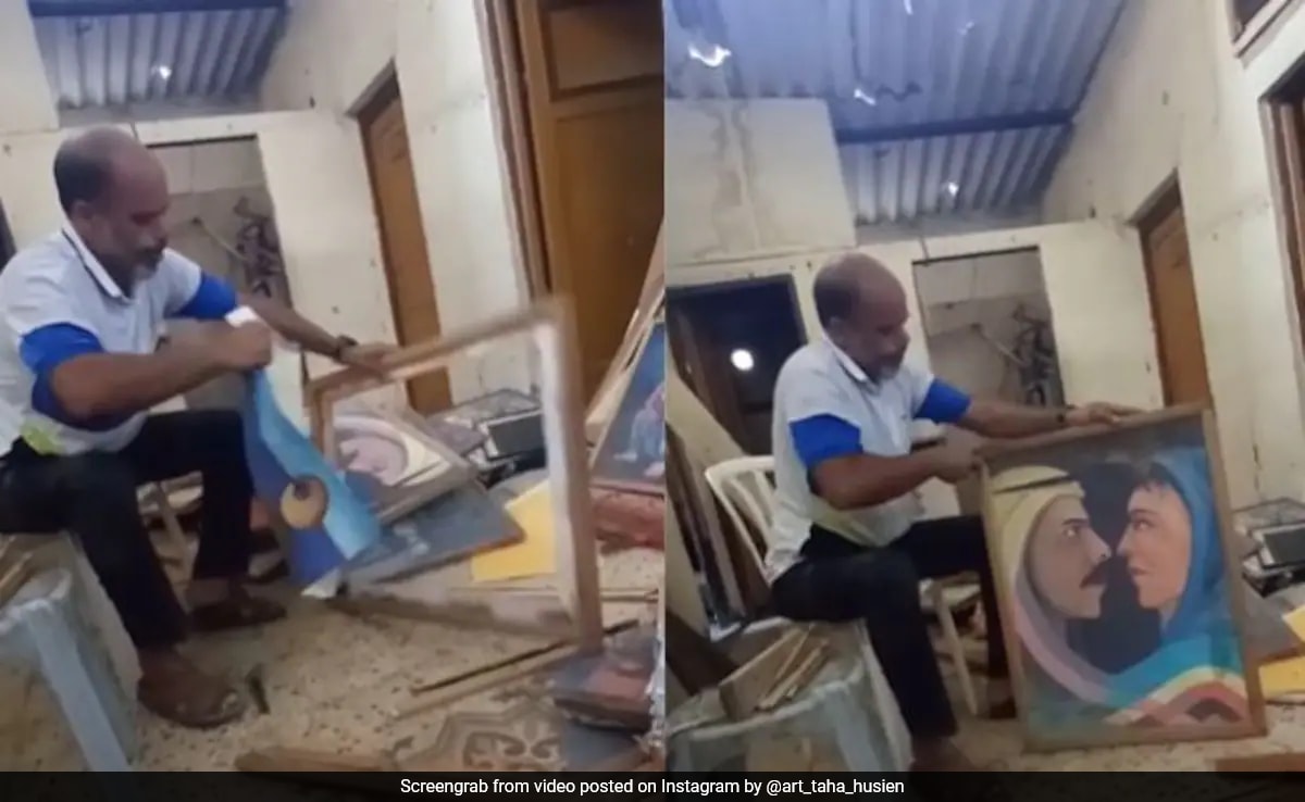 43 годишен визуален художник и баща на пет е принуден да