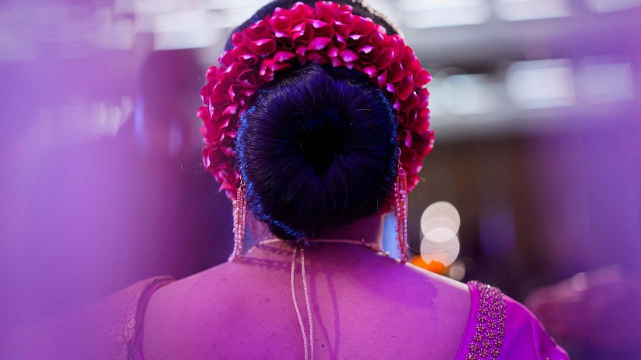Add a bun cover to give extra protection to your hairstyle