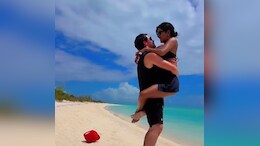 PDA Alert: Priyanka Chopra Jumps Into Nick Jonas's Arms For A Kiss On A Beach