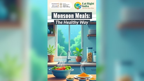 मानसून में सेहतमंद रहने के लिए क्या खाएं और किन बातों का रखें ध्यान – FSSAI ने वीडियो में दी अहम सलाह