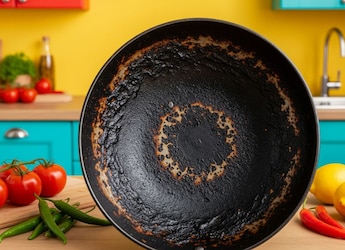 Struggling With Burnt <i>Kadhai</i> Bottoms? This Simple Hack Can Make Them Sparkle Again