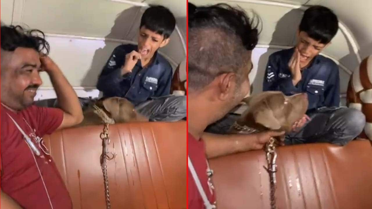 Man Laughs As His Pit Bull Bites Child Inside Auto-Rickshaw In Mumbai