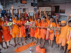 Shravani Mela Begins, Lakhs Of Kanwariyas Embark On 108 Km Pilgrimage