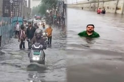 Rain Havoc In Delhi-NCR: Heavy Rainfall Causes Massive Traffic Jams On Roads Rain Havoc In Delhi-NCR: Heavy Rainfall Causes Massive Traffic Jams On Roads