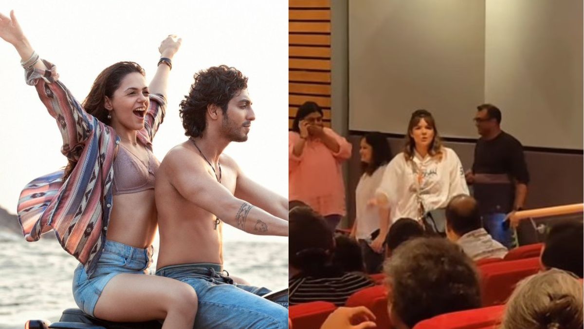 <i>Saiyaara</i>: Fans Cheer And Dance In Theatres, Uditaa Goswami Shares A Glimpse Of Husband Mohit Suri's Film Reactions