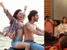 <i>Saiyaara</i>: Fans Cheer And Dance In Theatres, Uditaa Goswami Shares A Glimpse Of Husband Mohit Suri's Film Reactions