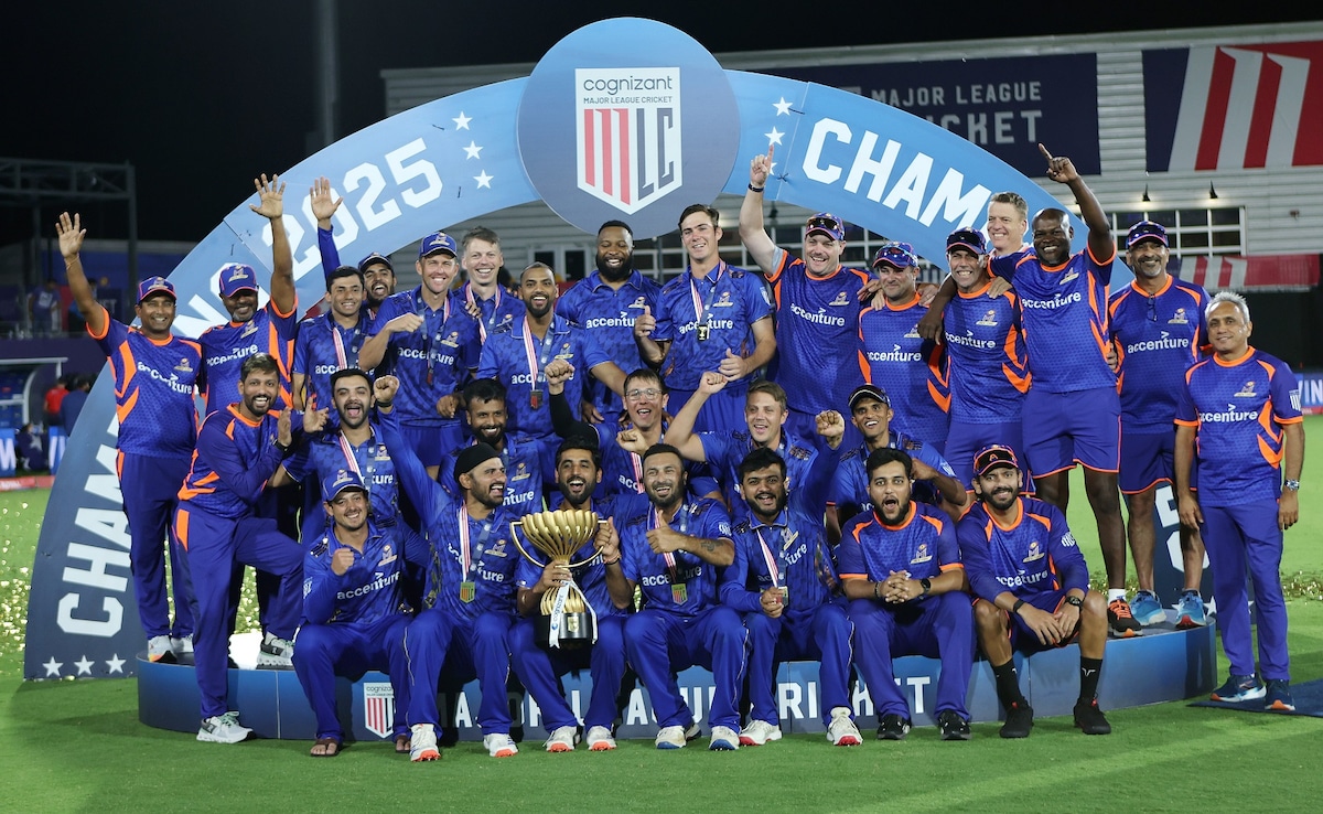 MI New York Defeat Washington Freedom By Five Runs To Secure MLC 2025 Title
