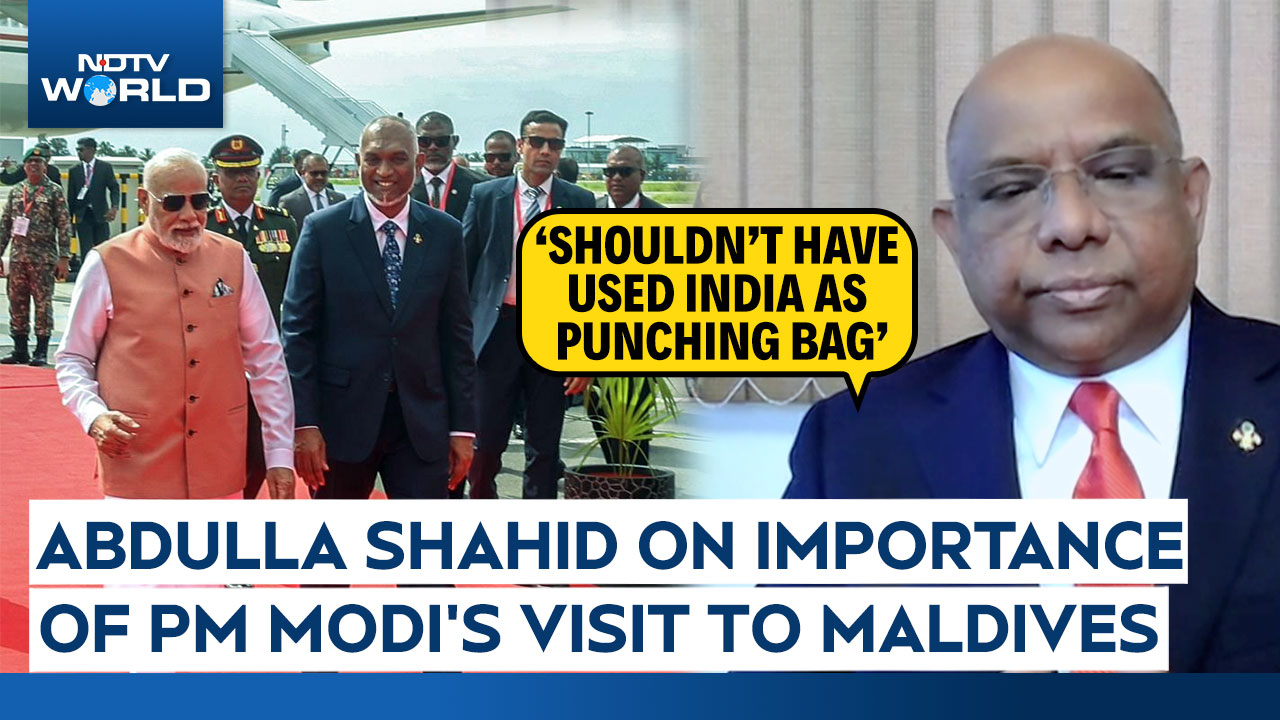 Maldives' Foreign Minister Abdulla Shahid On Importance Of PM Modi's Visit To Maldives