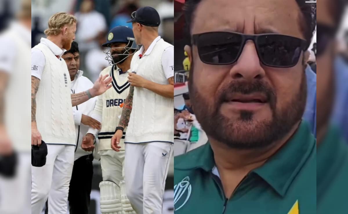 Viral Video: Man Wears Pakistan Jersey During India vs England Test In Manchester, Security Tells Him To...