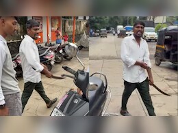 Shinde Sena Leader Pulls Out Sword Over Parking Dispute Near Mumbai Shinde Sena Leader Pulls Out Sword Over Parking Dispute Near Mumbai