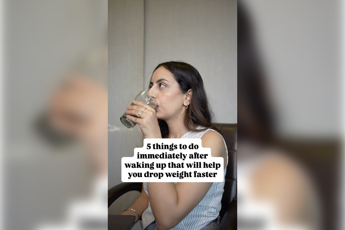 Mankirat Kaur,Mankirat Kaur age,Mankirat Kaur diet tips,Mankirat Kaur Instagram,Mankirat Kaur nutritionist,Mankirat Kaur health tips,5 morning habits that help burn fat naturally,Morning Routine for Fat Loss,weight loss tips,5 things to do every morning,5 morning habits,Well-being,whosthat360,news and media,trending