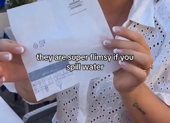 These Napkins In Italy Can't Wipe Or Clean. Viral Video Reveals What They Really Are These Napkins In Italy Can't Wipe Or Clean. Viral Video Reveals What They Really Are