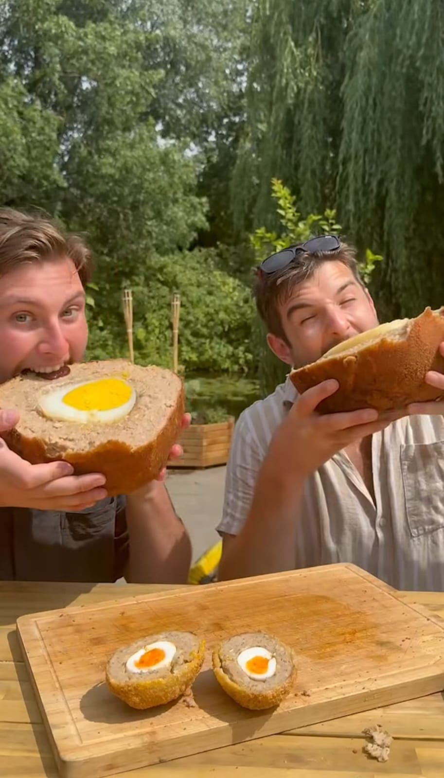 Watch: UK Chefs Cook World's Largest Scotch Egg, Heavier Than A Bowling Ball