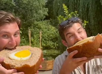 UK Chefs Set World Record By Cooking Largest Scotch Egg, Heavier Than A Bowling Ball UK Chefs Set World Record By Cooking Largest Scotch Egg, Heavier Than A Bowling Ball