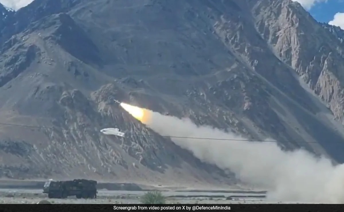 'Confirmed Kill': Watch Akash's New Variant Destroy Aerial Targets In Ladakh