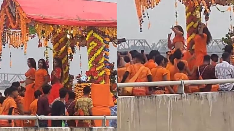 कांवड़ यात्रा में DJ पर थिरकती दिखीं डांसर्स, कावंड़िए बना रहे थे Video, यूजर्स बोले- ये कैसे शिव भक्त हैं