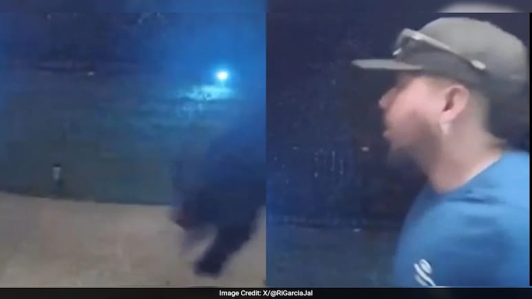 US Man Attacked By Bear Outside Home, Doorbell Camera Captures Footage US Man Attacked By Bear Outside Home, Doorbell Camera Captures Footage