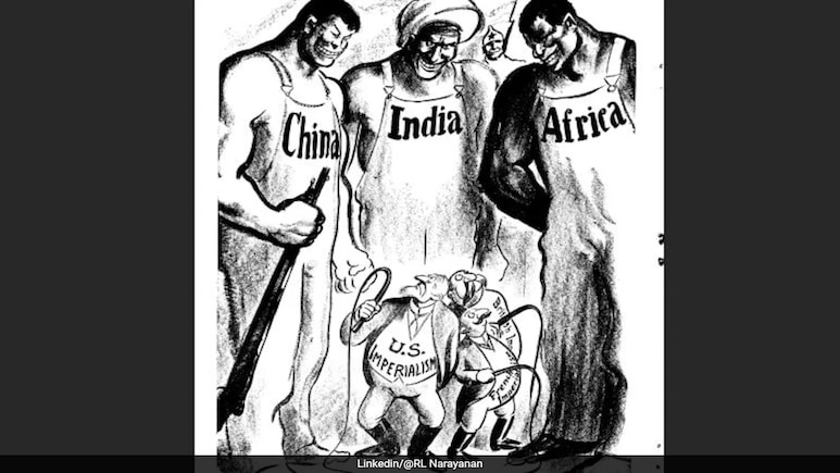 1925 Cartoon Foreseeing Rise Of China, India, Africa Resurfaces Amid Trump Tariff Spat 1925 Cartoon Foreseeing Rise Of China, India, Africa Resurfaces Amid Trump Tariff Spat
