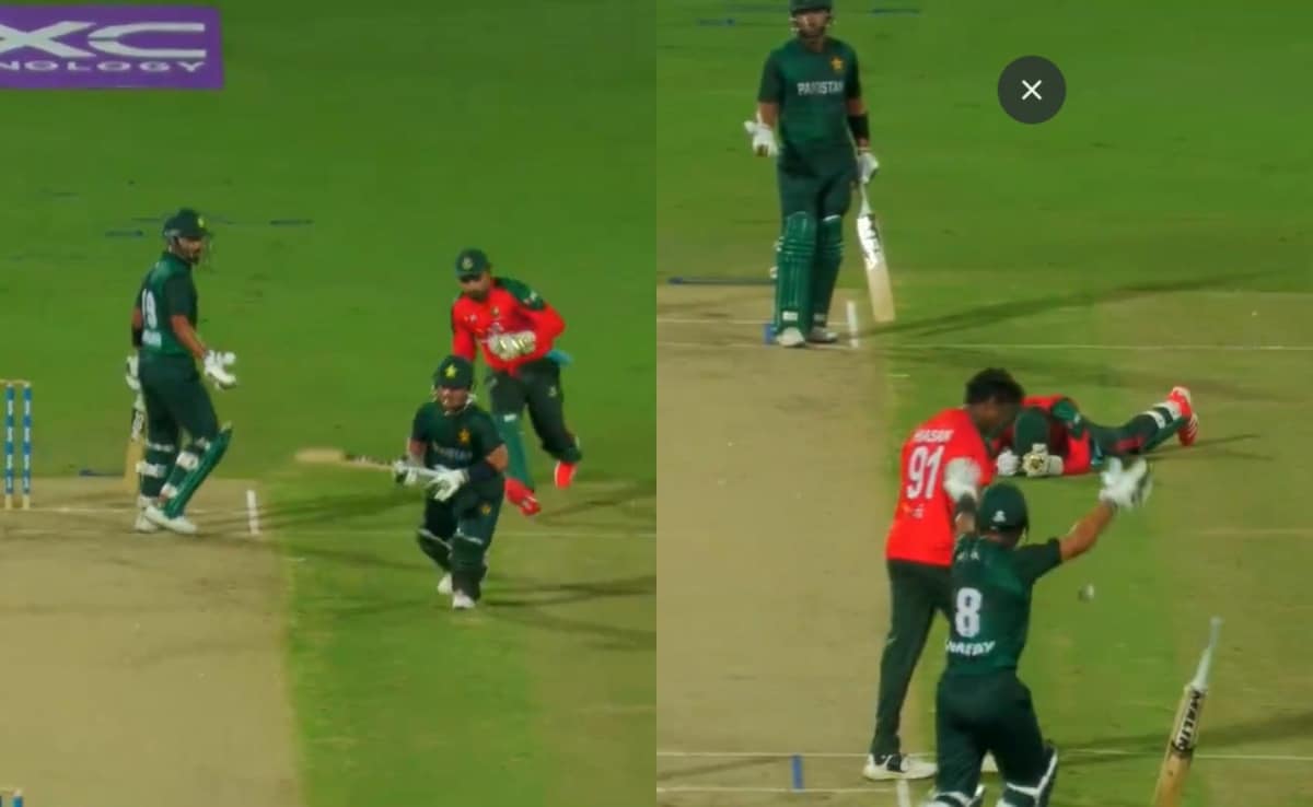 Watch: Pakistan Shaheens Opener Throws Bat, Shouts At Partner Over Run-Out After Horrible Mix-Up