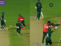Watch: Pakistan Shaheens Opener Throws Bat, Shouts At Partner Over Run-Out After Horrible Mix-Up Watch: Pakistan Shaheens Opener Throws Bat, Shouts At Partner Over Run-Out After Horrible Mix-Up