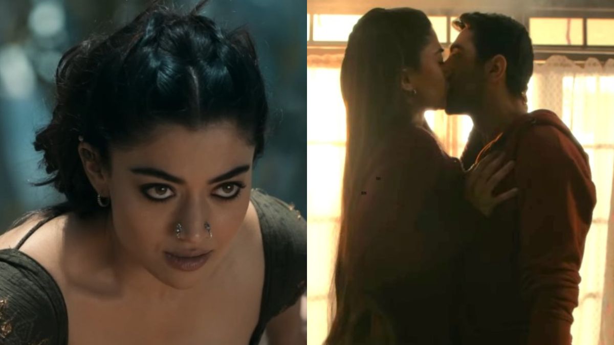 <i>Thama</i> Teaser: Rashmika Mandanna And Ayushmann Khurrana Team Up For A Bloody Love Story