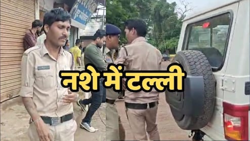 खैरागढ़ में नशे में धुत एक आरक्षक का वीडियो आया सामने, सूचना मिलते ही एसपी ने दी ये सख्त सजा