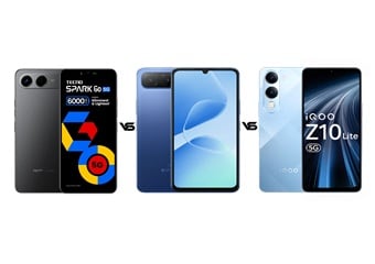 Tecno Spark Go 5G vs Infinix HOT 60i 5G vs iQOO Z10 Lite 5G: देखें तुलना, कौन है बेस्ट