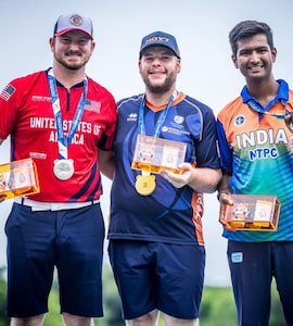 Rishabh Yadav Bags Bronze In Mens Compound Archery At World Games