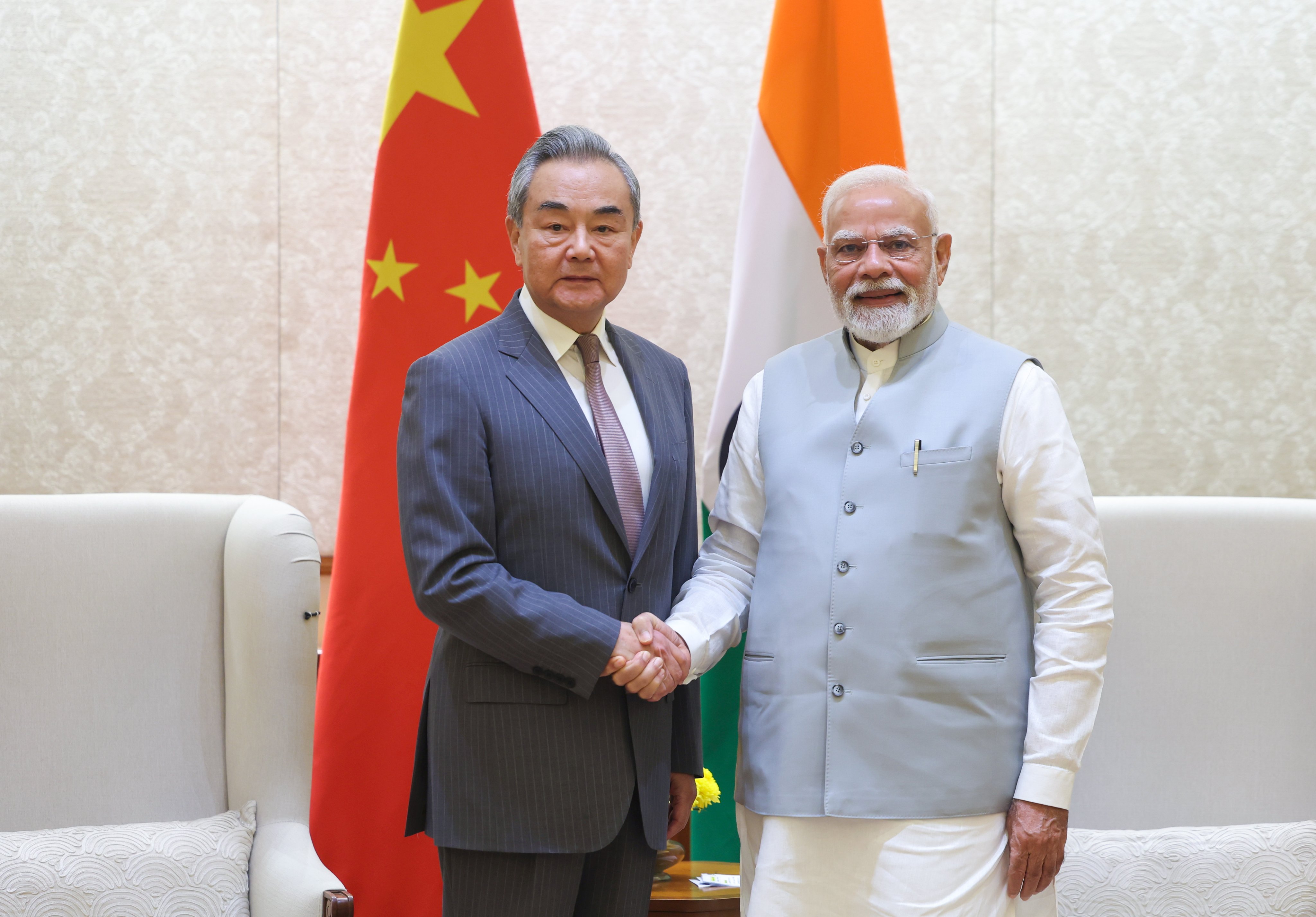 PM Modi, Chinese Foreign Minister Wang Yi Meet Ahead Of SCO Summit