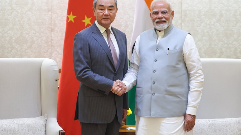 PM Modi, Chinese Foreign Minister Wang Yi Meet Ahead Of SCO Summit PM Modi, Chinese Foreign Minister Wang Yi Meet Ahead Of SCO Summit