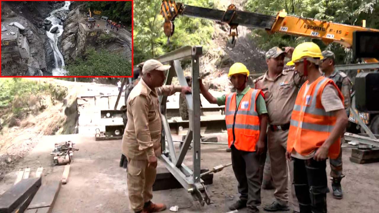 NDTV Ground Report: Bridge Reconstructed Near Uttarkashi To Facilitate Evacuation Efforts