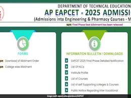 AP EAMCET Counselling 2025: Final Phase Seat Allotment Result Out; Here's How To Download AP EAMCET Counselling 2025: Final Phase Seat Allotment Result Out; Here's How To Download