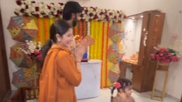 Video: Actor Charu Asopa Re-Unites With Ex-Husband Rajeev Sen For Ganapati Celebrations In Bikaner