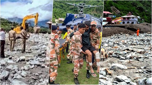 धराली को 66 घंटे बाद भी लापता लोगों का इंतजार, घरों में सीमेंट की तरह जमी गाद, पढ़ें लेटेस्ट अपडेट