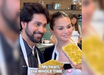 Ankush Bahuguna Bakes Tiramisu With Selena Gomez At Rare Beauty Event